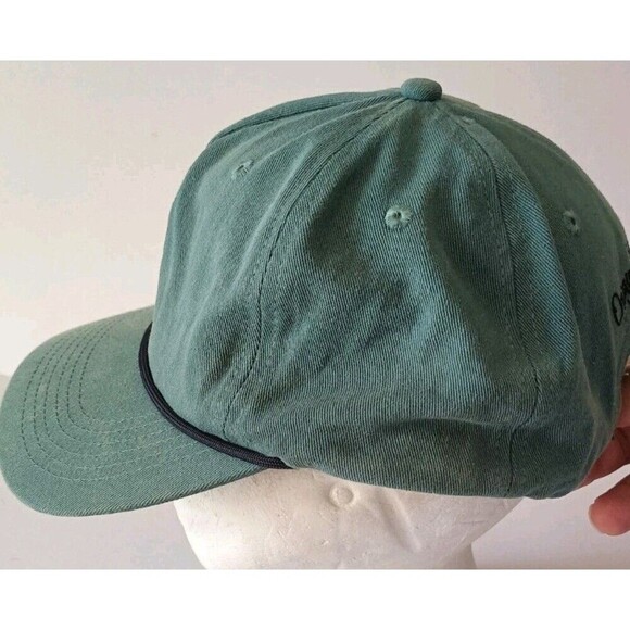 Original Penguin Men's Baseball Cap Hat Green 100% Cotton Snapback Prep Dad - Picture 5 of 8